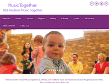 Tablet Screenshot of mhmusictogether.com